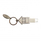 Metal Usb Drives - 2020 new creative Metal house shaped cute flash drives LWU984